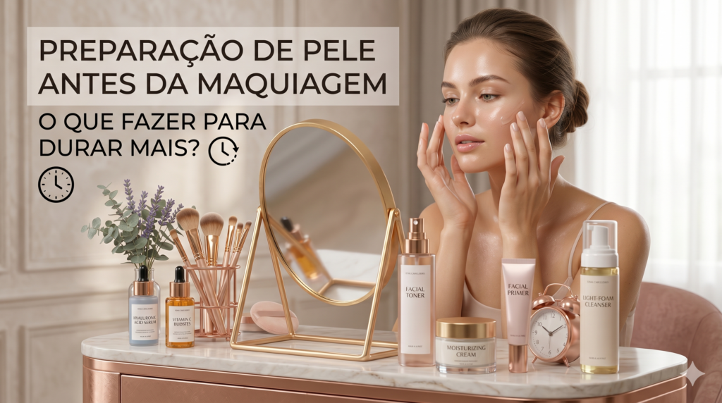 Preparação de pele antes da maquiagem o que fazer para durar mais